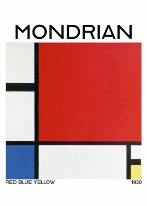 Composition with Red, Blue, and Yellow 1930