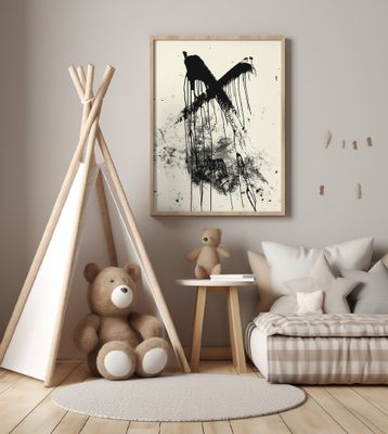 Dripping Black Paint