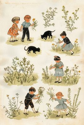 Kids Poster Vintage