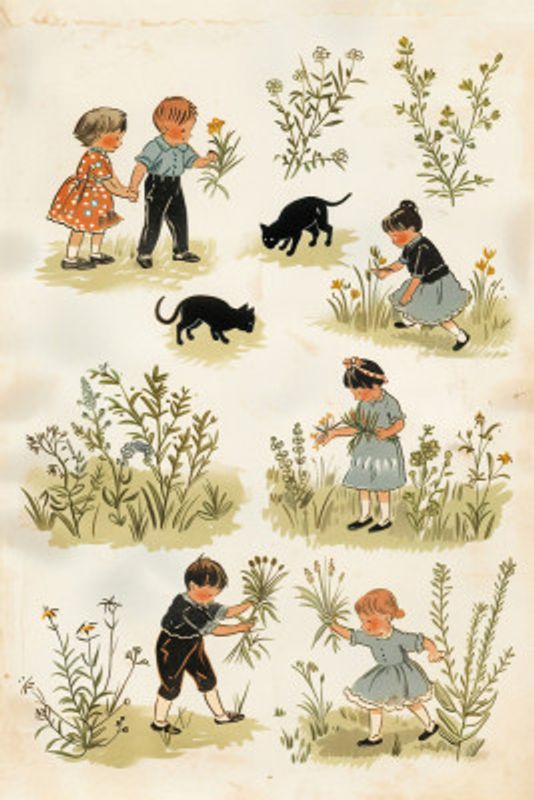 Kids Poster Vintage