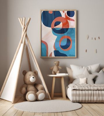 Geometric Shapes And Vibrant Colors