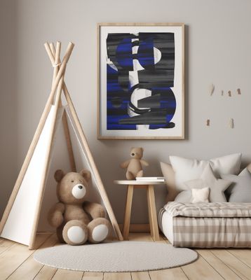 Abstract Stripe Minimal Collage 28