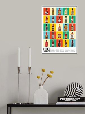 Hot Sauce Squares Standard Wall Art