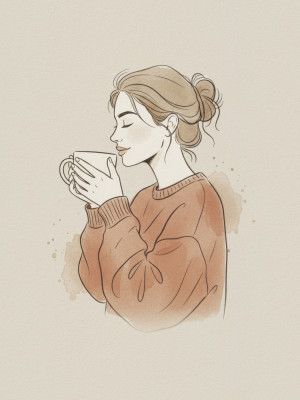 The First Sip of My Morning Coffee