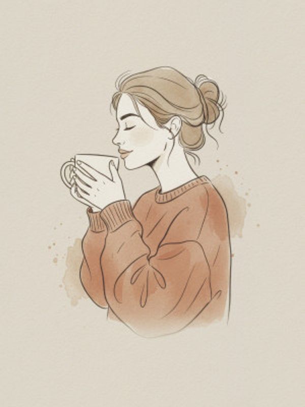 The First Sip of My Morning Coffee