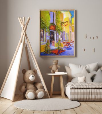 Sunny Courtyard Cafe