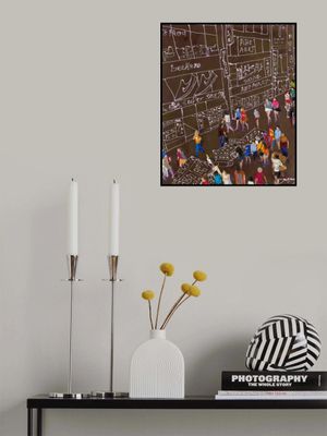 Myeongdong street scene in Seoul Korea