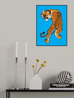 Tiger In Orange and Blue