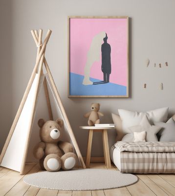 Silhouette of Two Figures