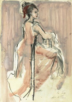 Woman Seated Elegantly