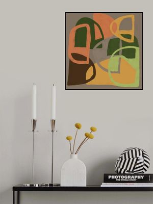 Abstract patterns in earth colours