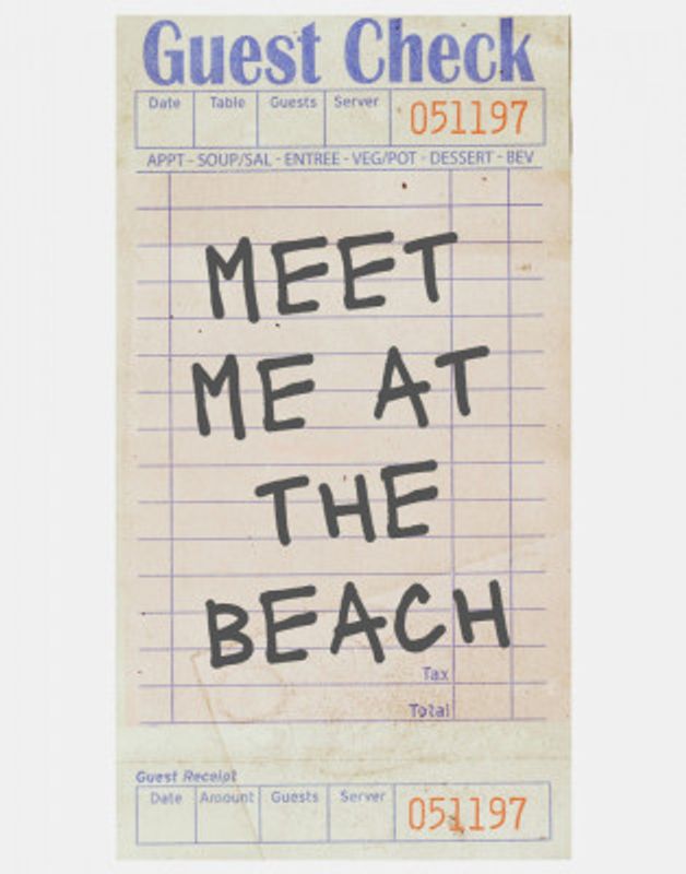Meet Me At the Beach   Black