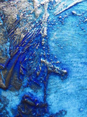 Bold Abstract - Cobalt Blues