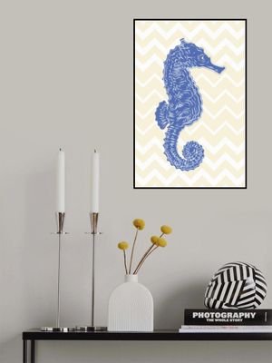 Blue Seahorse Charm