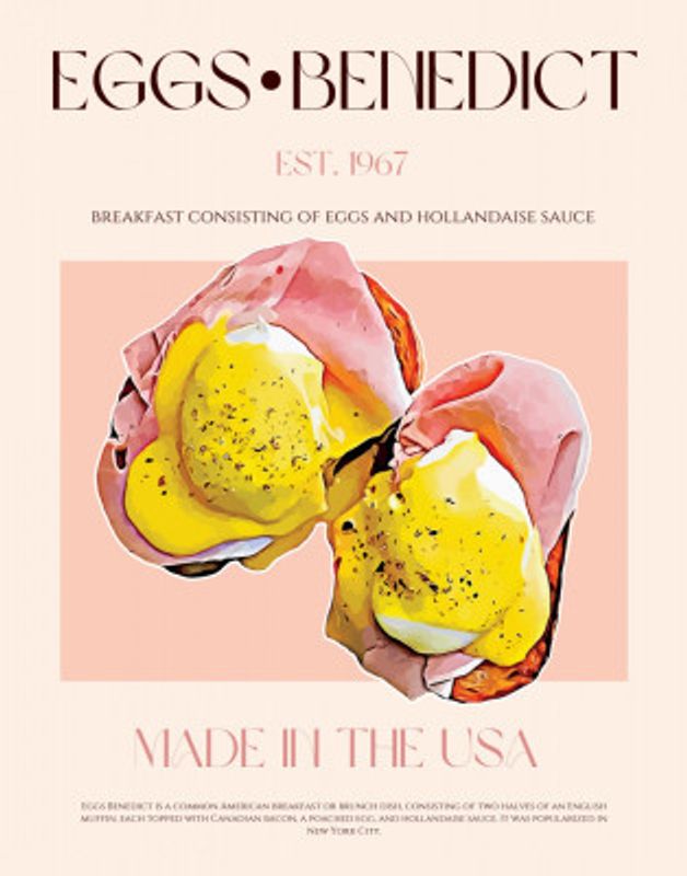 Eggs Benedict Print
