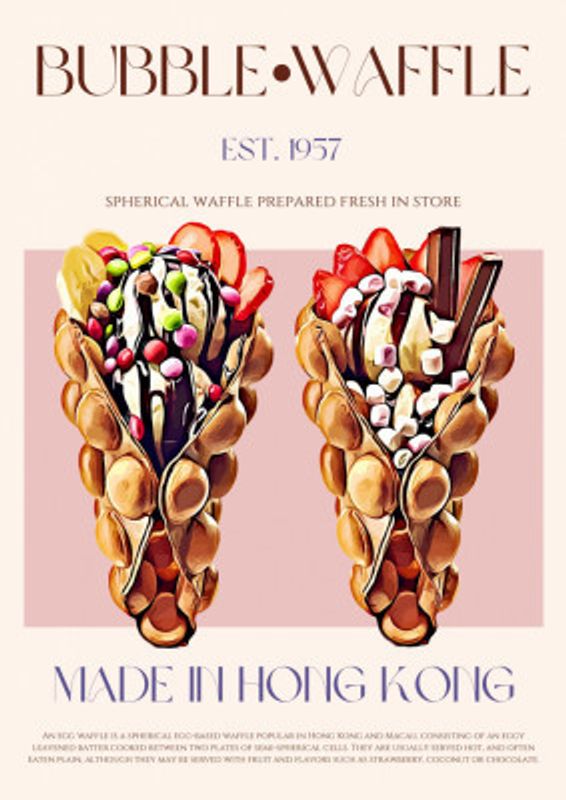 Bubble Waffle Delight