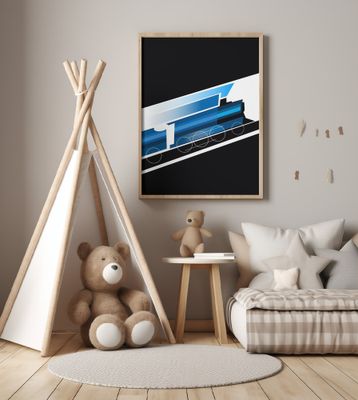 Locomotive Travel Poster