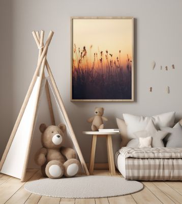 Silhouettes of Wild Grass