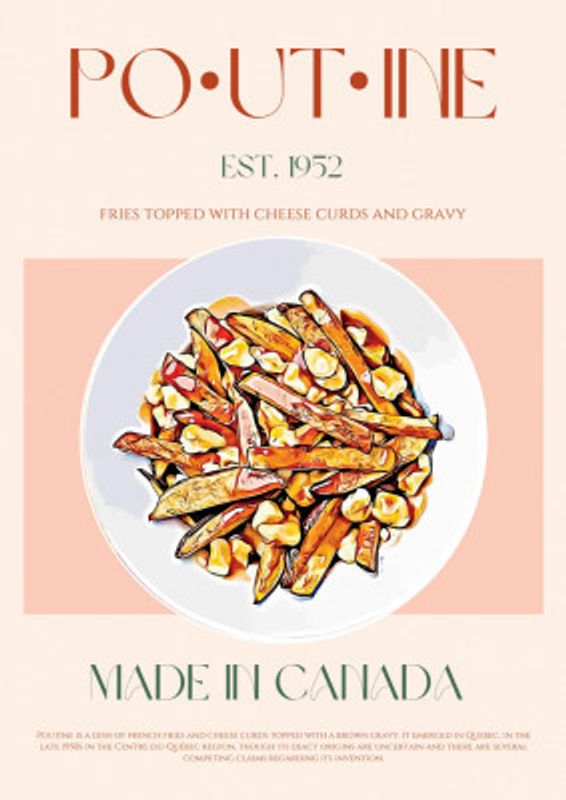 Poutine Print