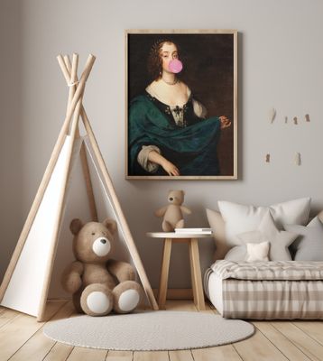 Renaissance Bubble Gum / Altered Art