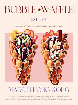 Bubble Waffle Delight