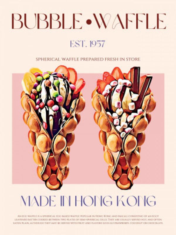 Bubble Waffle Delight
