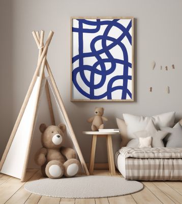 Composition In Blue 02