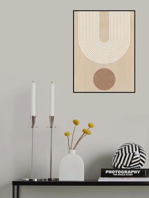 Beige Arc Poster
