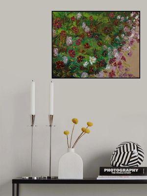 cosmos oil on canvas