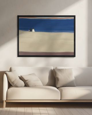 Couple Sitting by the Sea