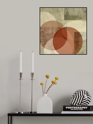 Modern Mocha Abstract Shapes 3