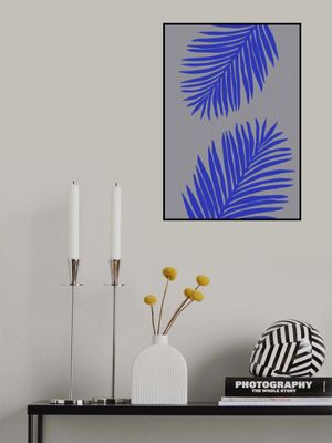 PALM LEAF 02 SOFT GRAY