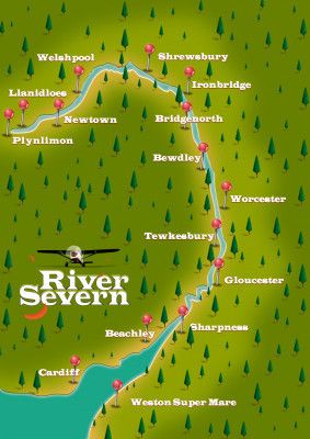 River Severn Map