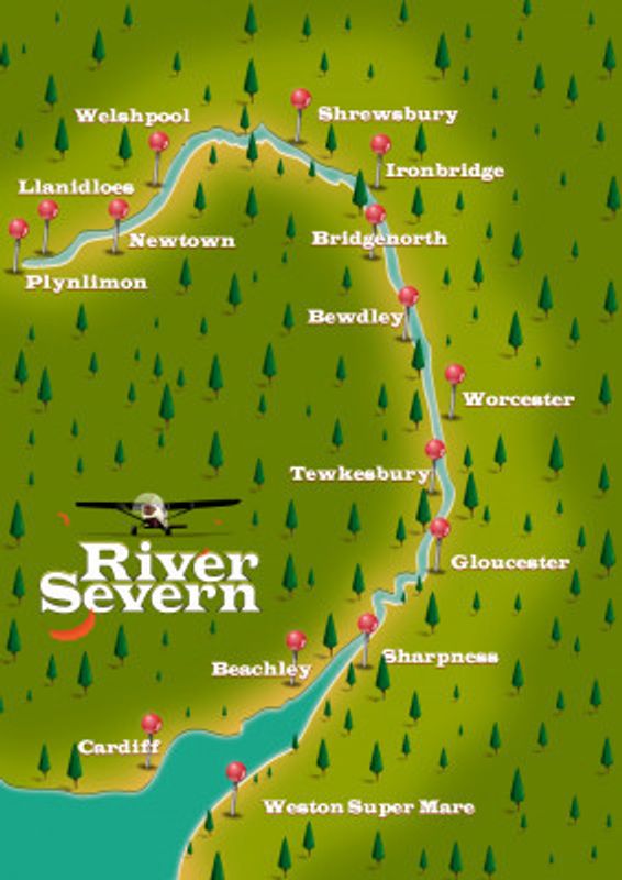 River Severn Map