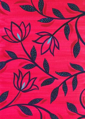 Leaf and Flower Pattern 1