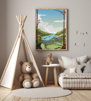 Scottish Train Poster