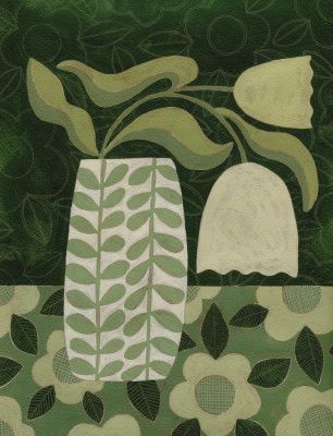 Green Tulip Still Life