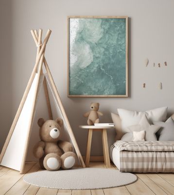 Ocean's Gentle Swirl