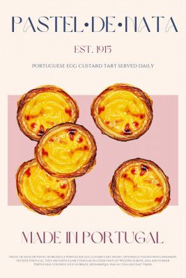 Traditional Portuguese Egg Custard Tart