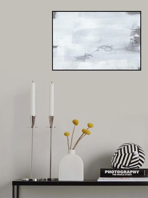 Abstract White Brushstrokes