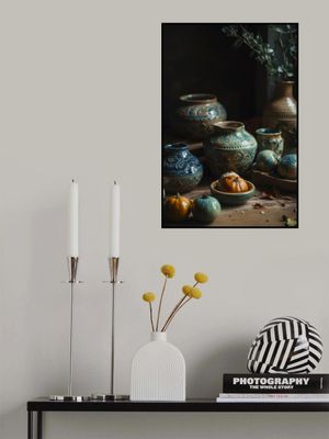 Ceramic Harvest Scene