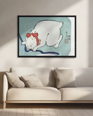 Japanese White Cat (1863)