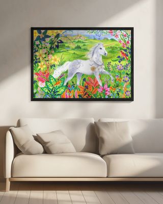 Majestic White Horse