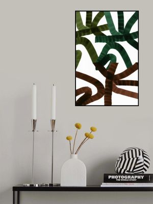 Intertwining Lines On A White Background