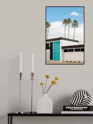 Turquoise Blue Doors on a Modern Home