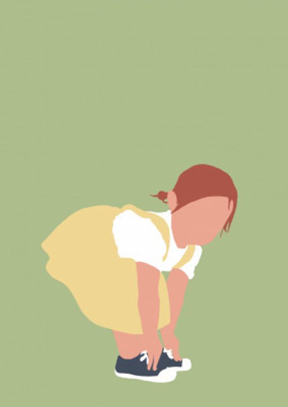 Lilou - Redhead Girl Silhouette