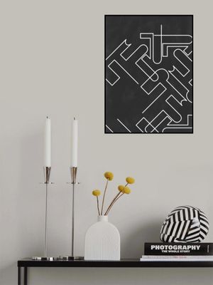 Geometric Maze Lines