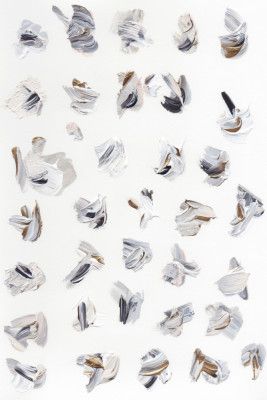 Dynamic Brushstrokes in Neutral Tones