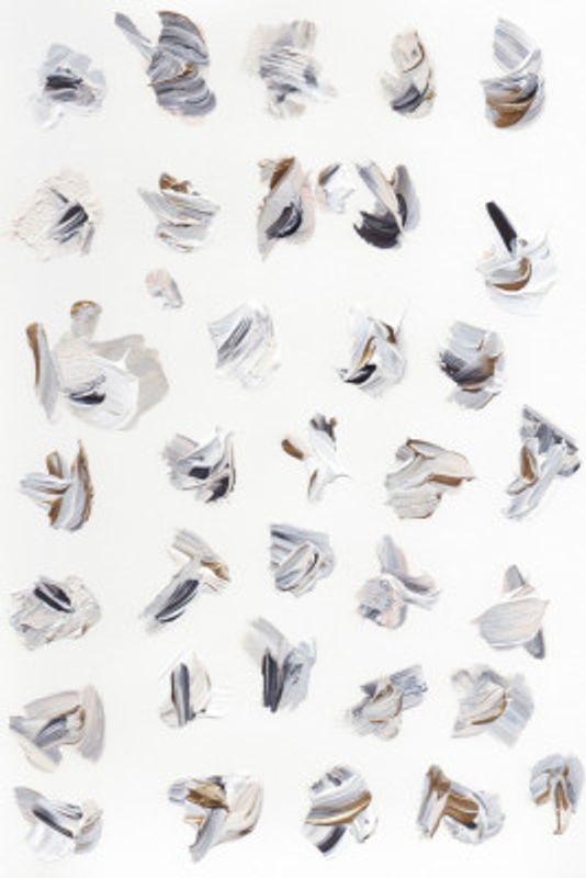 Dynamic Brushstrokes in Neutral Tones