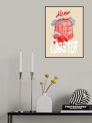 Lobster Menu Poster